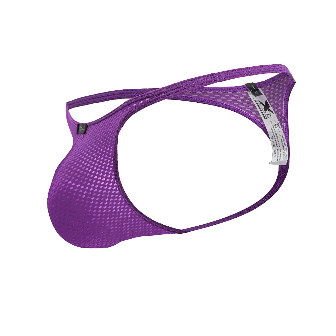 Xtremen 91226 Mens Soft Microfiber Thongs Purple