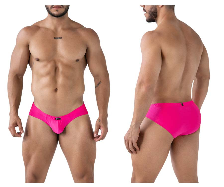 Xtremen 91233 Mens Microfiber Contoured Briefs Fuchsia