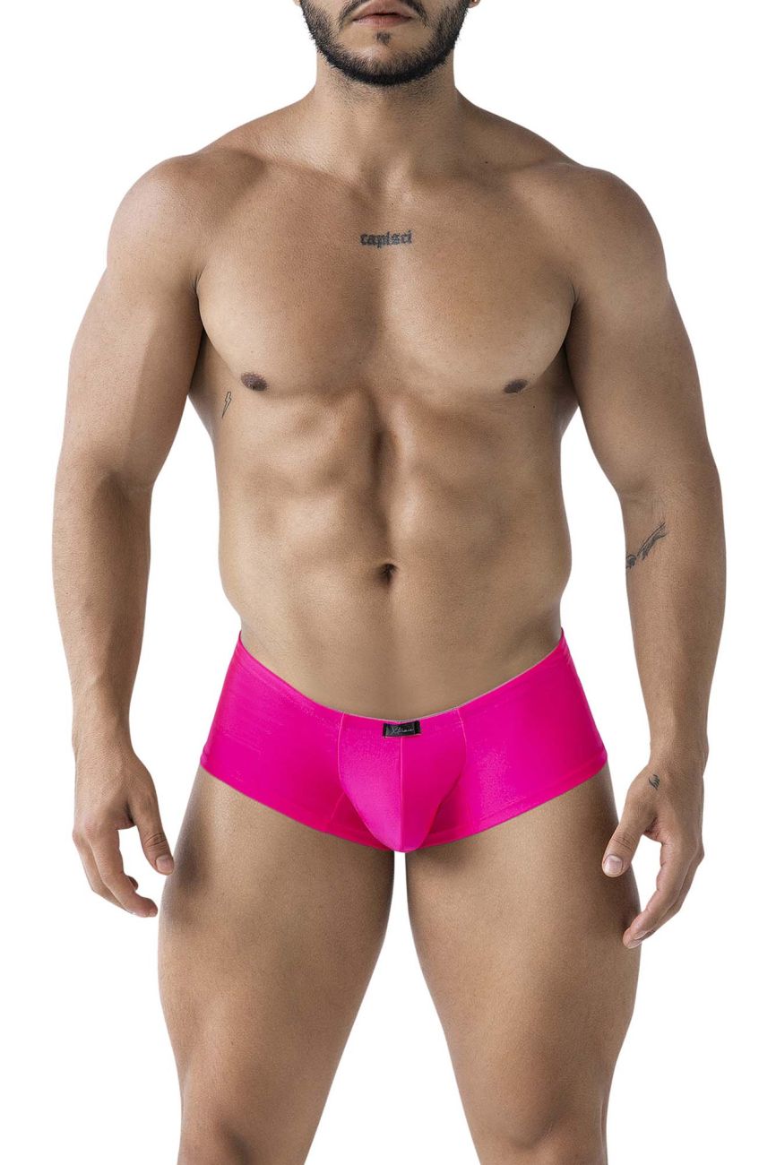 Xtremen 91234 Mens Microfiber Contoured Fit Trunks Fuchsia