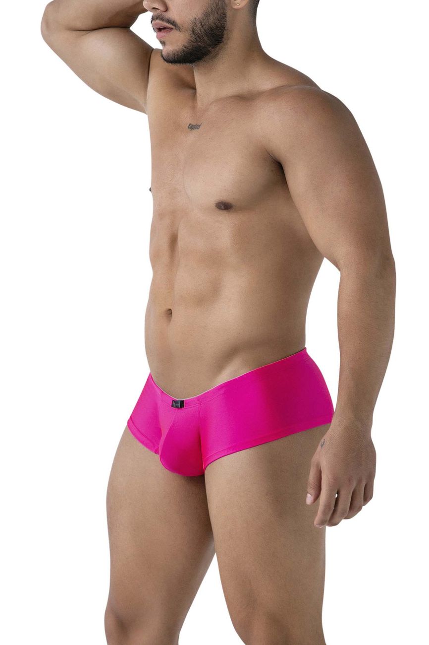 Xtremen 91234 Mens Microfiber Contoured Fit Trunks Fuchsia