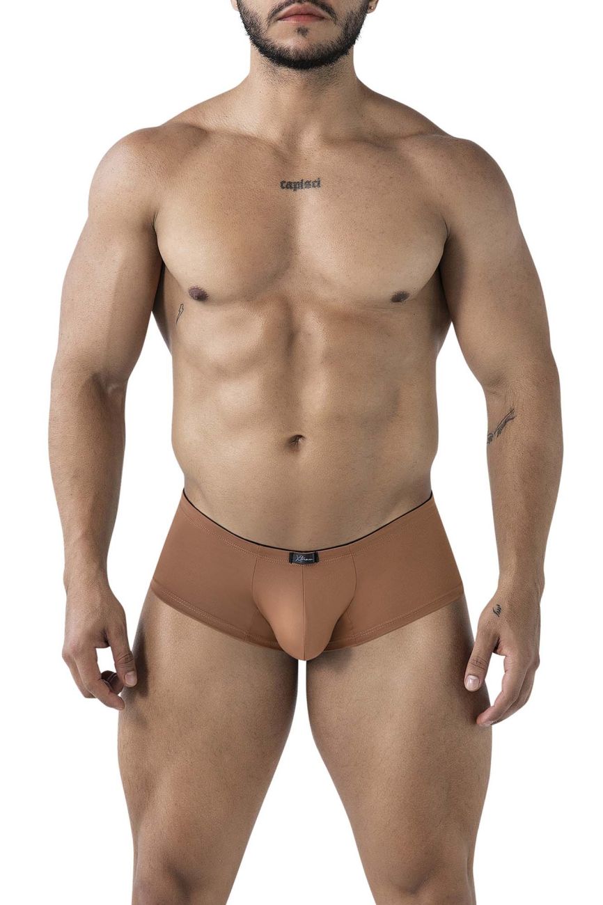 Xtremen 91240 Mens Soft & Sexy Microfiber Trunks Brown