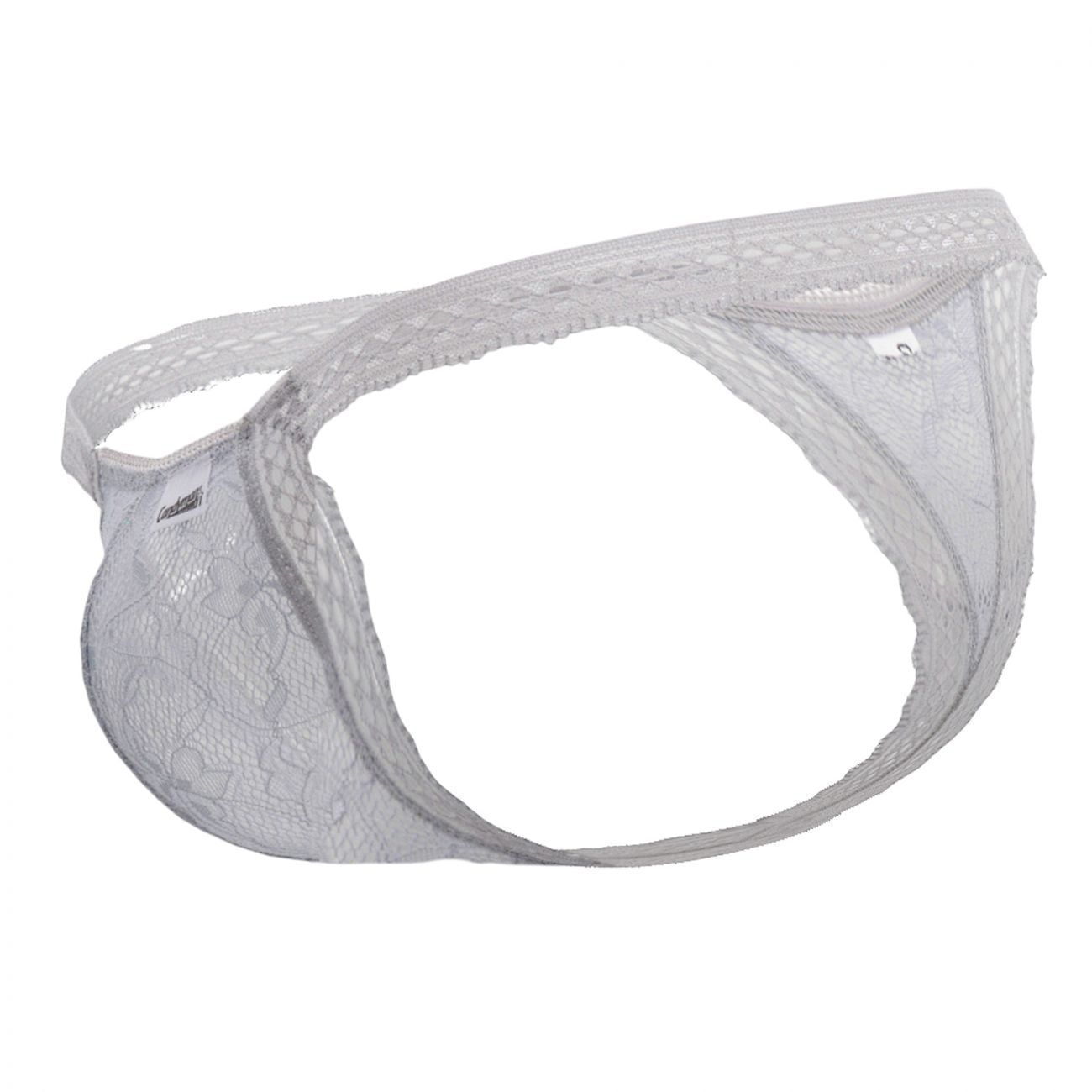 CandyMan 99420 Double Lace Thongs Gray
