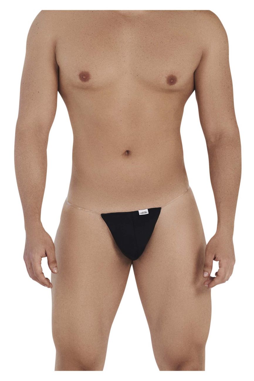 CandyMan 99548 Invisible Micro Thongs Black
