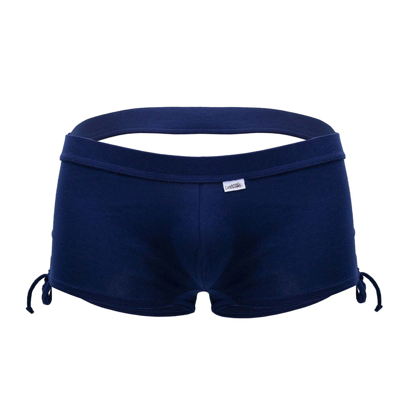 CandyMan 99602X Lounge Pajama Shorts Navy Plus Sizes