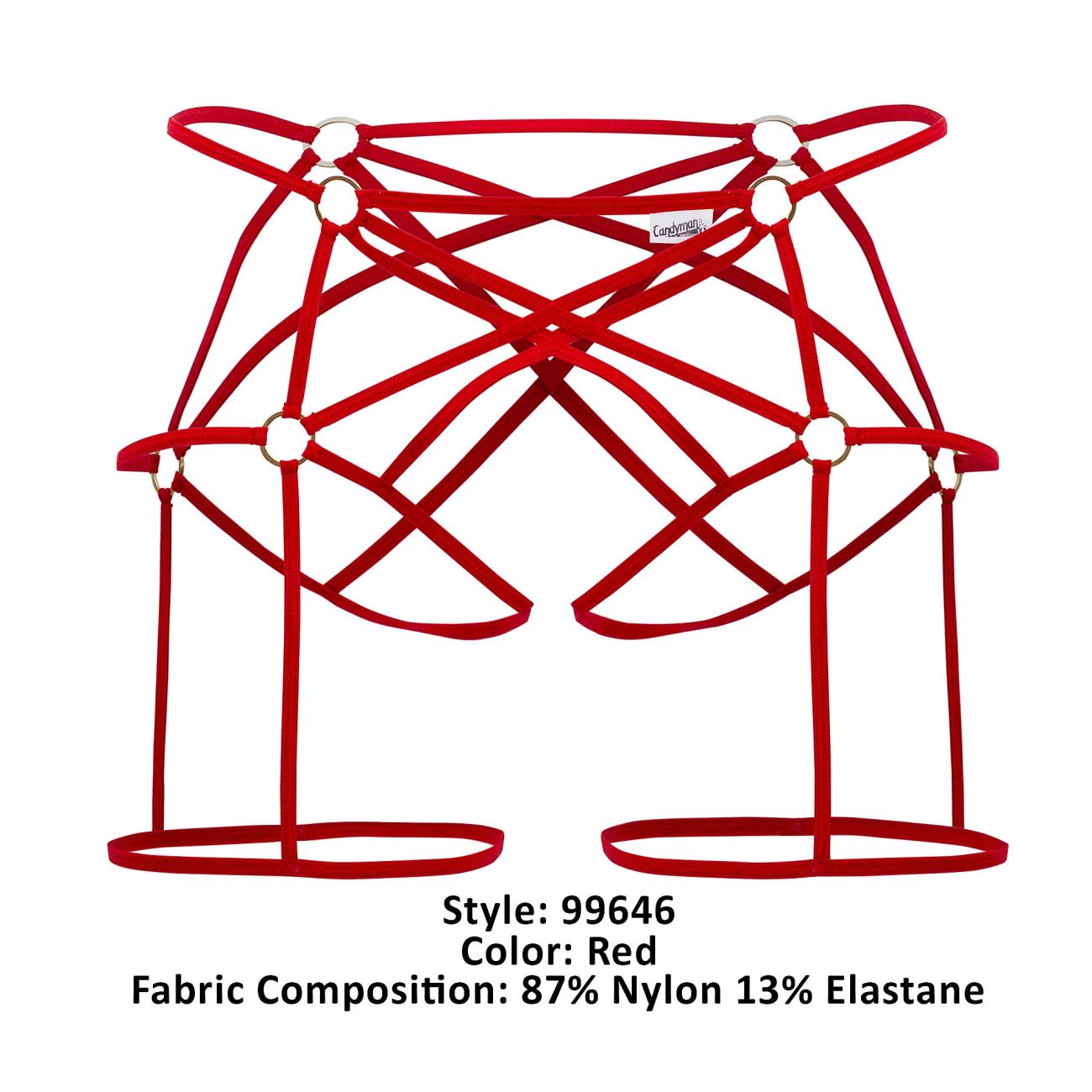 CandyMan 99646 Cage Jockstrap Black