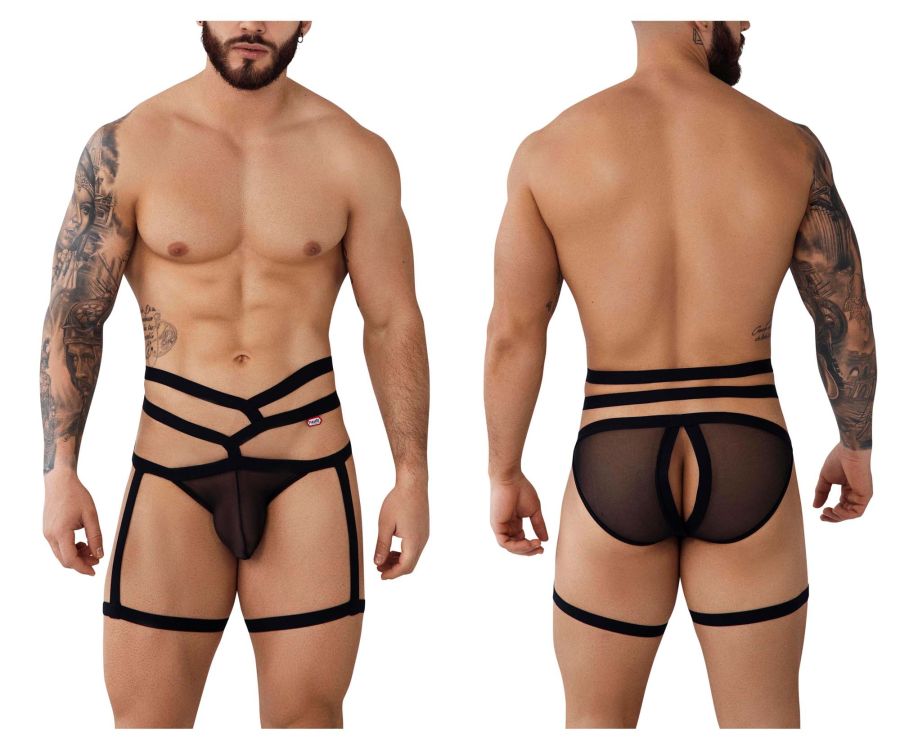 Pikante 0999 Accra Garter Briefs Black