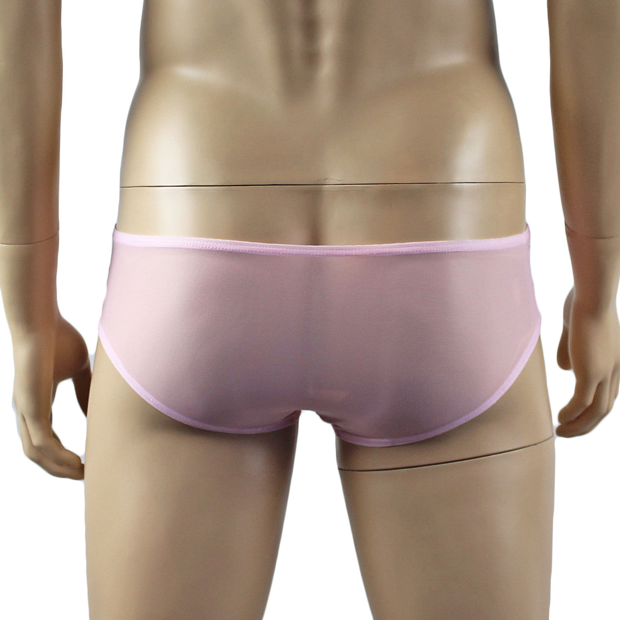 Mens Kristy Lingerie Lace Bra Top BR04 Boxer Briefs Light Pink
